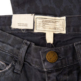 RRP€125 CURRENT/ELLIOTT Jeans W29 Stretch Distressed Leopard Pattern Cropped gallery photo number 10