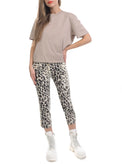 RRP €355 ERMANNO SCERVINO Capri Trousers Size IT 40 / XS-S Leopard Pattern gallery photo number 1