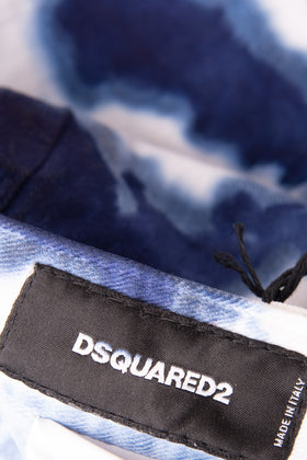 RRP€450 DSQUARED2 Denim Jeans IT38 US2 UK6 XS Tie-Dye High & Zipped Waist gallery photo number 7