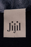JIJIL Coated Jacket Size 40 / XS Glitter Wet Look Raw Edges One Popper Crew Neck gallery photo number 9