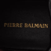 RRP €490 PIERRE BALMAIN Leather Sneakers US7 EU37 UK4 Padded Logo High Top gallery photo number 8