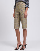 RRP €450 N 21 Capri Trousers Size US 2 EU 38 / XS Gingham Zip Fly Made in Italy gallery photo number 5