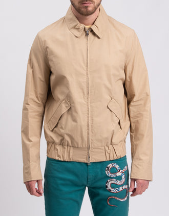 RRP €180 8 Blouson Jacket Size 56 / 3XL Beige Lightweight Full Zip Collared gallery photo number 4