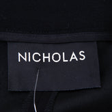 RRP €460 NICHOLAS Crepe Trousers Size US 4 / S Zip Front Flared Cuffs Cropped gallery photo number 5