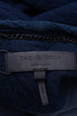 RRP €510 RAG & BONE Montana Coat Size M Indigo Dye Stitched Exposed Seams Tie gallery photo number 8