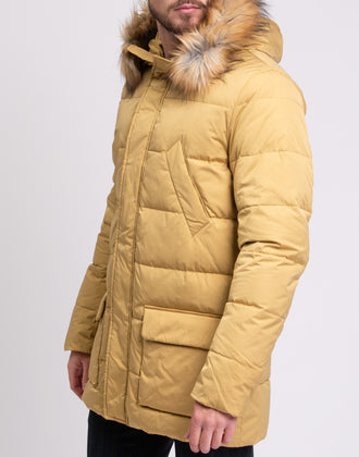 RRP €275 8 Down Quilted Parka Jacket Size 50 Faux Fur Trim gallery photo number 5