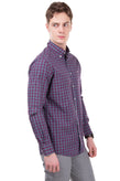 HACKETT Shirt Size S Tartan Pattern Long Sleeve Button Down Collar Classic Fit gallery photo number 4