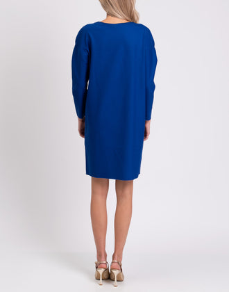 RRP €500 PIAZZA SEMPIONE Shift Dress Size IT 40 / XS Wool Blend Colour Block gallery photo number 6