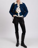 RRP €245 8 Jacket Size M Padded Sherpa Collar gallery photo number 3