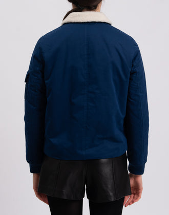 RRP €245 8 Jacket Size M Padded Sherpa Collar gallery photo number 6