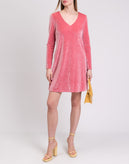 TRAFFIC PEOPLE Velour Shift Dress Size S Zebra Pattern Zipped Back gallery photo number 1