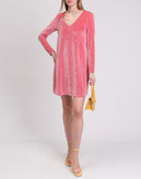 TRAFFIC PEOPLE Velour Shift Dress Size S Zebra Pattern Zipped Back gallery photo number 2