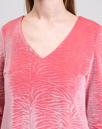 TRAFFIC PEOPLE Velour Shift Dress Size S Zebra Pattern Zipped Back gallery photo number 5