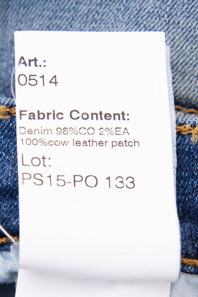 RRP €440 R13 Drop Crotch Jeans W24 Faded Dirty Look Cropped Made in Italy gallery photo number 9