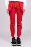 RRP €470 BEN TAVERNITI UNRAVEL PROJECT Jeans W27 Red Button Fly Made in Italy gallery photo number 3