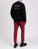 POPPRI Unisex Sweatshirt Size L Coated Logo Two Tone Crew Neck gallery photo number 3