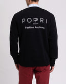 POPPRI Unisex Sweatshirt Size L Coated Logo Two Tone Crew Neck gallery photo number 6
