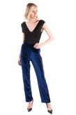 RRP €320 FORTE DEI MARMI COUTURE Velour Track Trousers Size IT42 M Made in Italy gallery photo number 3