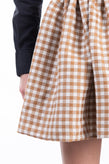RRP €250 AU JOUR LE JOUR Flare Skirt Size IT 42 / S Wool Blend Gingham Pattern gallery photo number 6