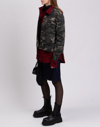 RRP €260 ATM ANTHONY THOMAS MELILLO Jacket Size S Camouflage Pattern Long Sleeve gallery photo number 1