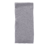 8 Stole Scarf Cashmere & Merino Wool Blend Ribbed Melange Made in Italy gallery photo number 1