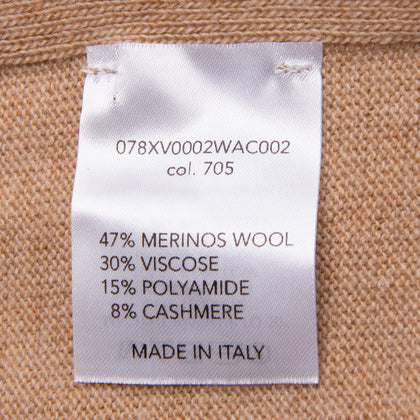 8 Stole Scarf Cashmere & Merino Wool Blend Rectangle Shape Made in Italy gallery photo number 5