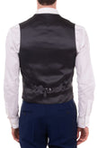 RRP €210 HACKETT Wool Waistcoat Size 38R / 48R / S Double-Breasted Pinstripe gallery photo number 5