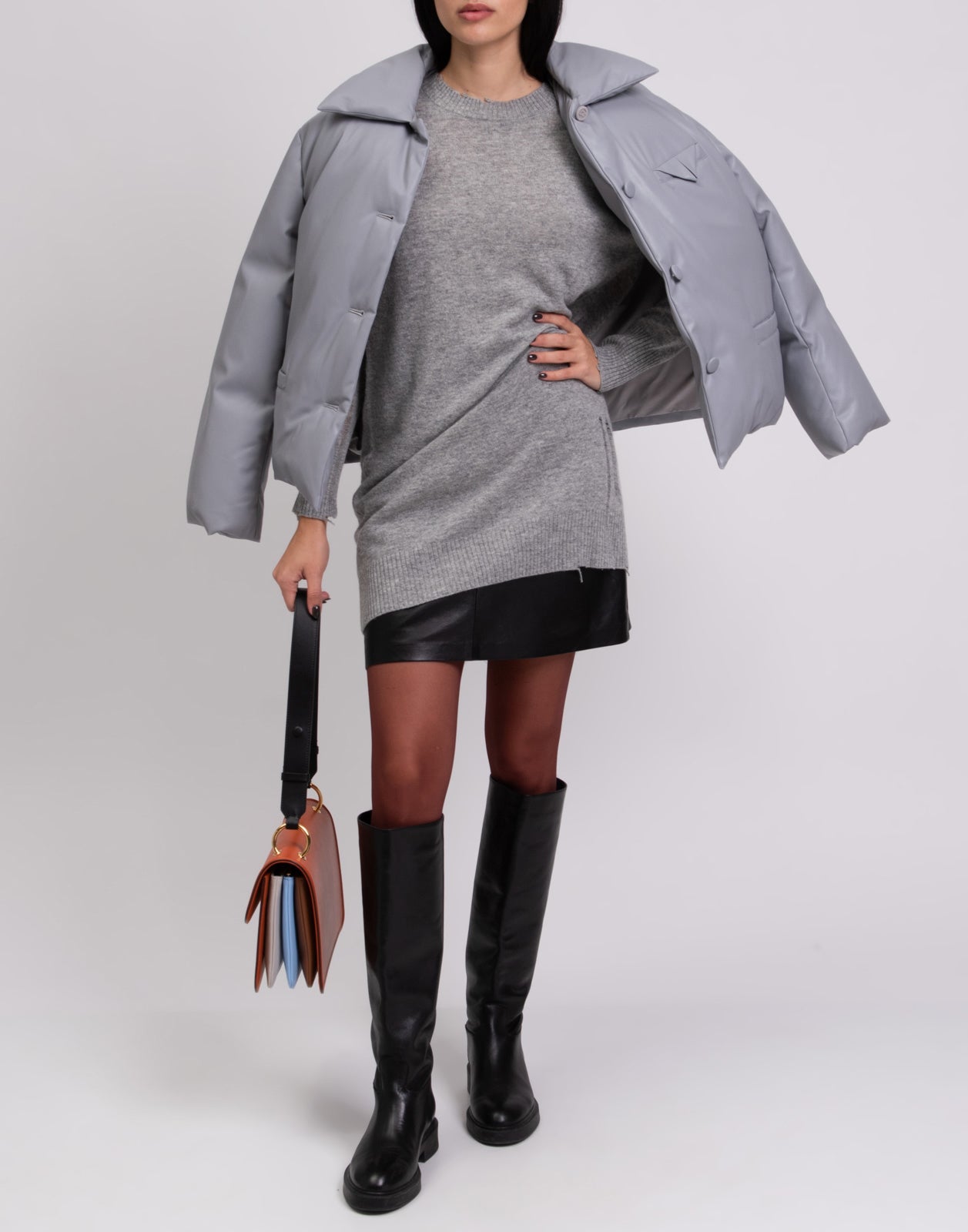RRP €275 ENZA COSTA Cashmere & Wool Longline Jumper Size XS HANDMADE Destroyed gallery main photo