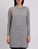 RRP €275 ENZA COSTA Cashmere & Wool Longline Jumper Size XS HANDMADE Destroyed gallery photo number 4
