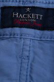 HACKETT Trousers Size 34R Stretch Garment Dye Zip Fly Five Pocket Design Logo gallery photo number 8