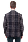 RRP €195 8 Blazer Jacket Size 50 / L Alpaca & Wool Blend Tartan Made in Italy gallery photo number 4
