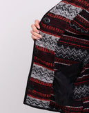 GEORGE J. LOVE Jacket Size L Wool Blend Ethnic Pattern Collared Made in Italy gallery photo number 7