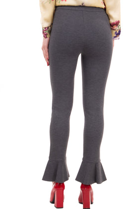 PINKO Sweat Trousers Size IT 44 Melange Flare Cuffs Made in Italy RRP €170 gallery photo number 4