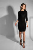 BLUGIRL FOLIES Jumper Dress Size 42 / S Heart Patch Embellished Made in Italy gallery photo number 2