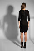 BLUGIRL FOLIES Jumper Dress Size 42 / S Heart Patch Embellished Made in Italy gallery photo number 4