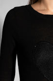 BLUGIRL FOLIES Jumper Dress Size 42 / S Heart Patch Embellished Made in Italy gallery photo number 5