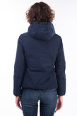 CRUST REVOLUTION Jacket Size S Padded Quilted Inside Logo Striped Trim Hooded gallery photo number 3