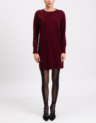 RRP€275 ENZA COSTA Cashmere & Wool Longline Jumper Size XS HANDMADE Distressed gallery photo number 4