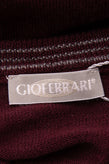 GIOFERRARI Jumper Size 52 / XL Wool Blend Thin Knit Long Sleeve V gallery photo number 6