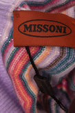 RRP €165 MISSONI Beanie Cap One Size Cashmere & Wool Blend Thin Knit Zig Zag gallery photo number 6