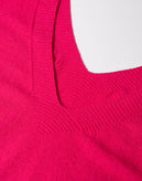VICOLO Jumper One Size Pink Thin Knit Cashmere Angora & Wool Blend Made in Italy gallery photo number 7