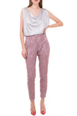 RRP €340 JUST CAVALLI Lace Trousers Size IT 40 / S See Through Zipped Cuffs gallery photo number 2