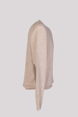 RRP €195 HACKETT Cashmere & Wool Jumper Size L Herringbone Trim Elbow Patch