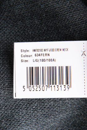 RRP €195 HACKETT Silk & Merino Wool Jumper Size L Thin Long- Sleeve Crew Neck gallery photo number 9