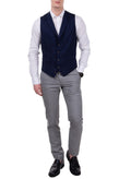 RRP €250 HACKETT Wool Waistcoat Size 38R / 48R / S Glen Check Notch Lapel Collar gallery photo number 1