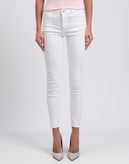 RRP €190 ACNE STUDIOS Jeans W26 L32 Stretch White Cropped Zip Fly Skinny Fit gallery photo number 5