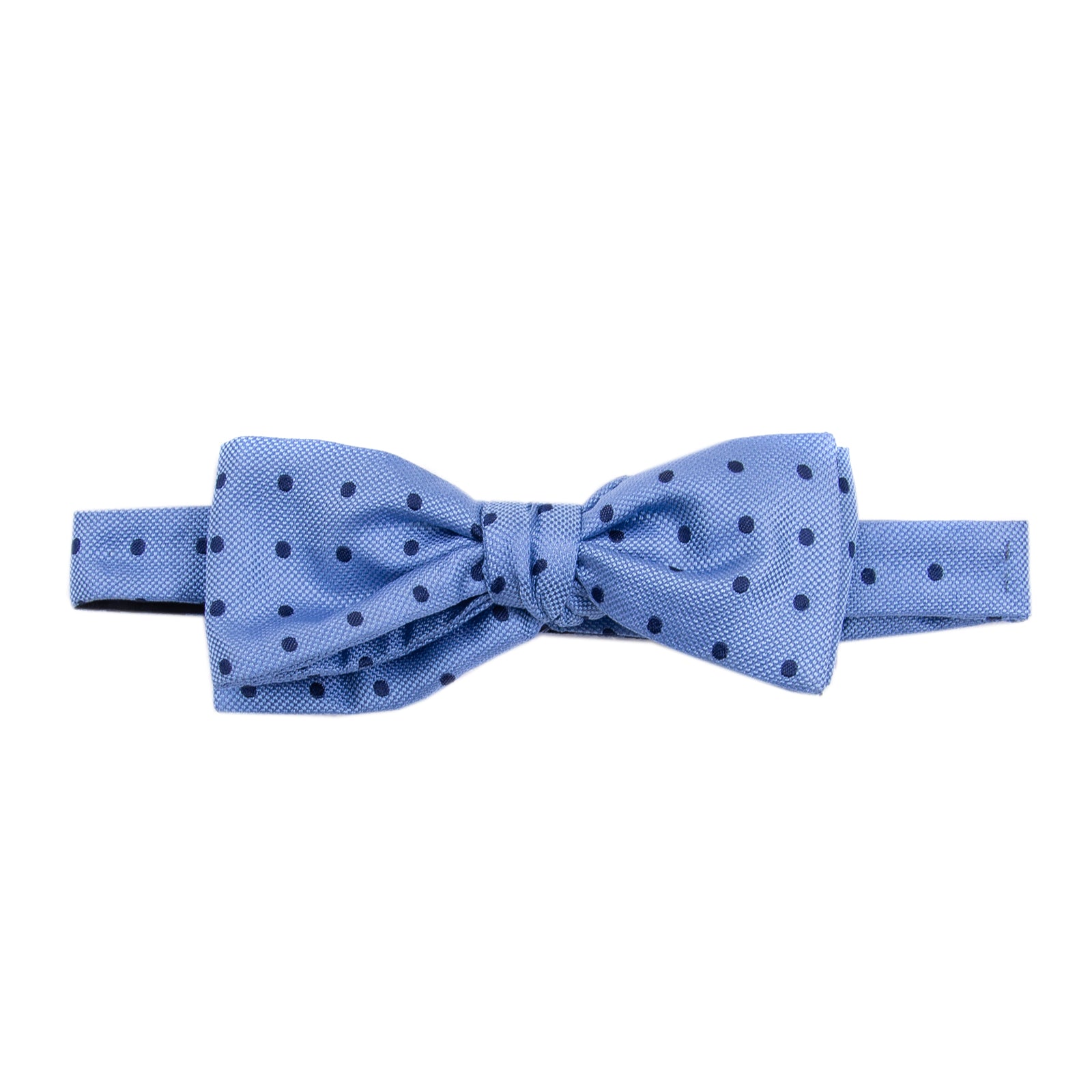 HACKETT Silk Freestyle Bow Tie One Size Polka Dot Adjustable Made in Italy gallery main photo