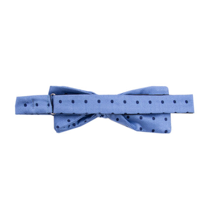 HACKETT Silk Freestyle Bow Tie One Size Polka Dot Adjustable Made in Italy gallery photo number 2