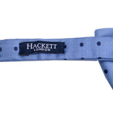 HACKETT Silk Freestyle Bow Tie One Size Polka Dot Adjustable Made in Italy gallery photo number 4