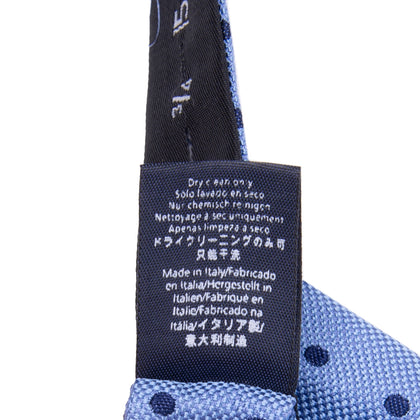 HACKETT Silk Freestyle Bow Tie One Size Polka Dot Adjustable Made in Italy gallery photo number 6